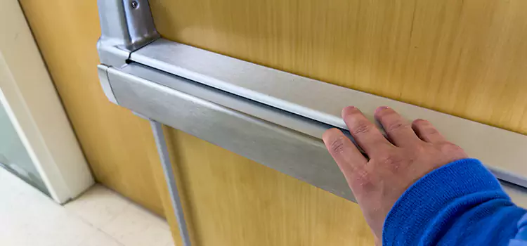 Installing a Push Bar on a Door Valley Stream